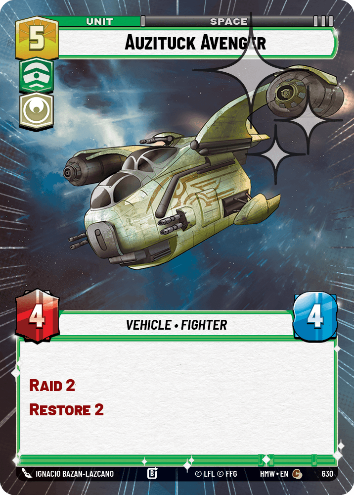 Auzituck Revanchard - XHMW-630 - Hyperspace Foil - recto Anglais