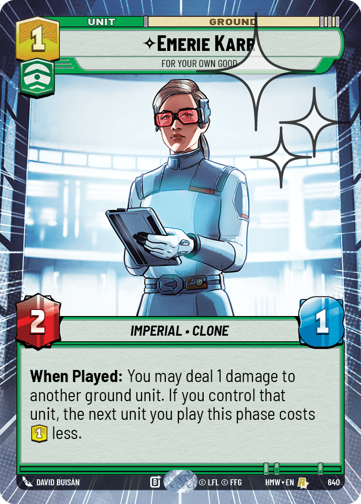 Emerie Karr, Pour Ton Propre Bien - XHMW-640 - Hyperspace Foil - recto Anglais