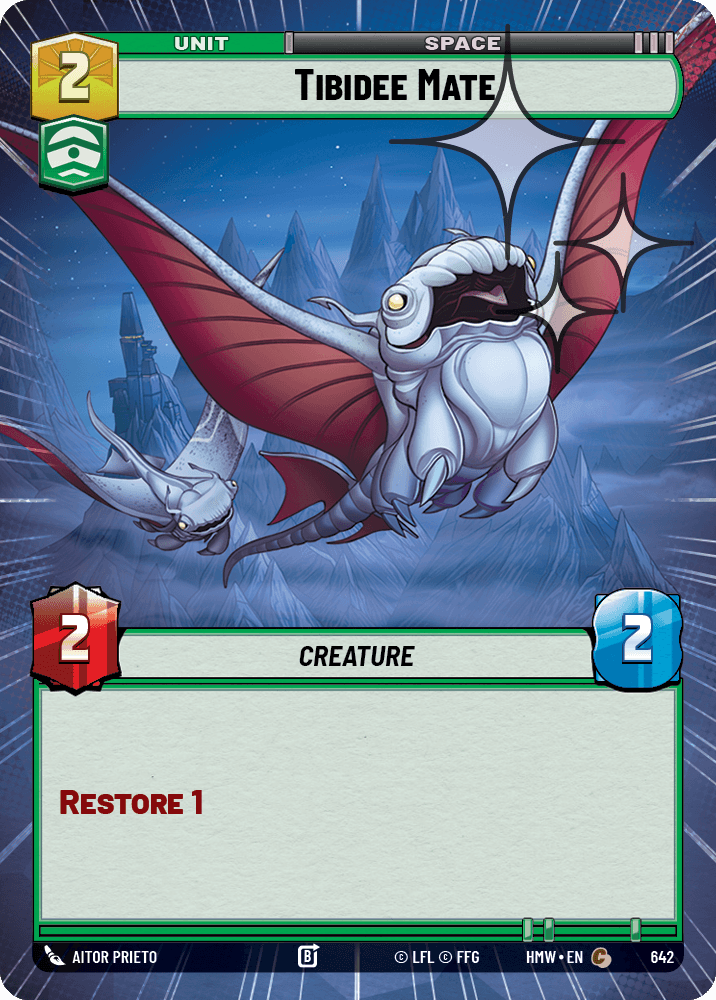 Compagnon Tibidee - XHMW-642 - Hyperspace Foil - recto Anglais