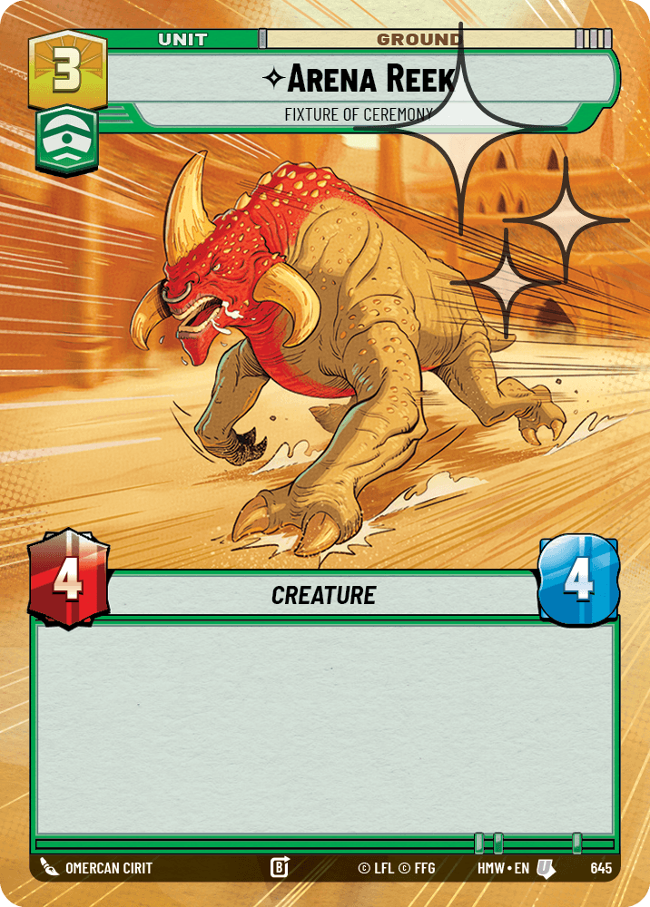 Reek dans l'Arène, Indispensable À La Cérémonie - XHMW-645 - Hyperspace Foil - recto Anglais