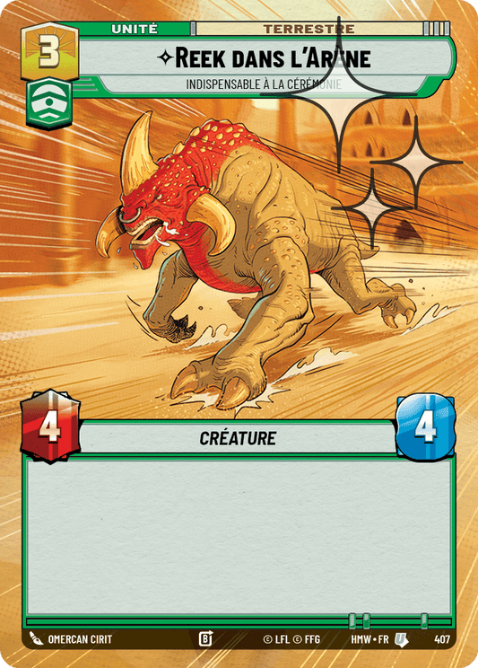 Reek dans l'Arène, Indispensable À La Cérémonie - XHMW-645 - Hyperspace Foil - recto Français