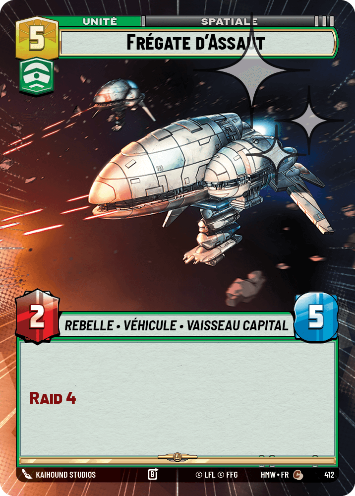 Frégate d'Assaut - XHMW-650 - Hyperspace Foil - recto Français