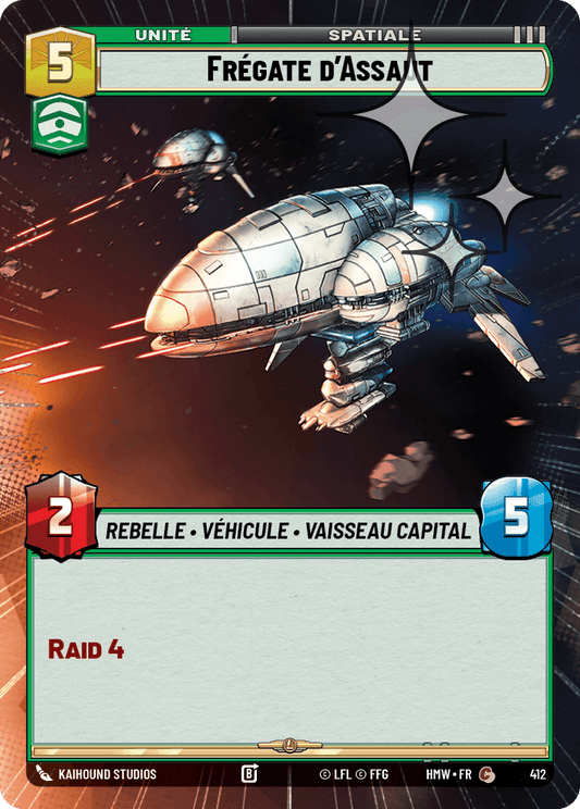 Frégate d'Assaut - XHMW-650 - Hyperspace Foil - recto Français