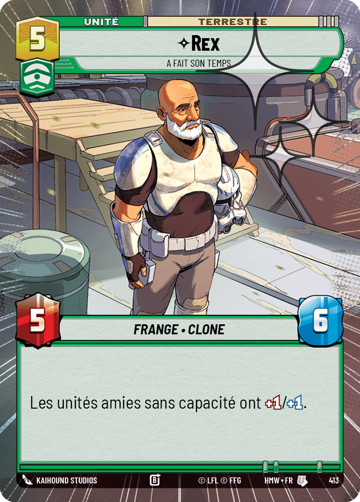 Rex, A Fait Son Temps - XHMW-651 - Hyperspace Foil - recto Français