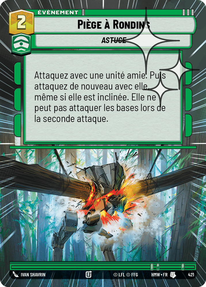 Piège à Rondins - XHMW-659 - Hyperspace Foil - recto Français