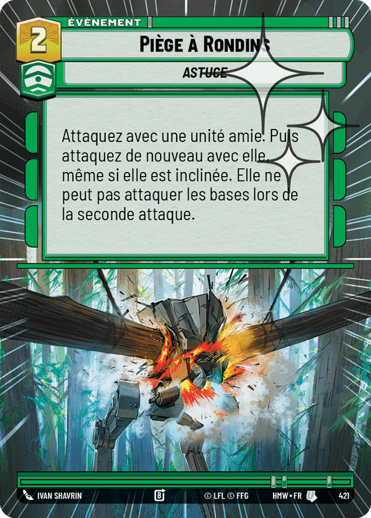 Piège à Rondins - XHMW-659 - Hyperspace Foil - recto Français