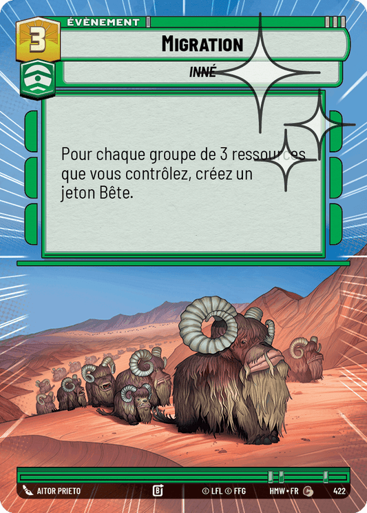 Migration - XHMW-660 - Hyperspace Foil - recto Français