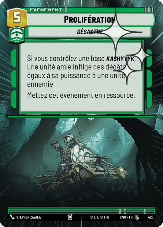 Prolifération - XHMW-661 - Hyperspace Foil - recto Français