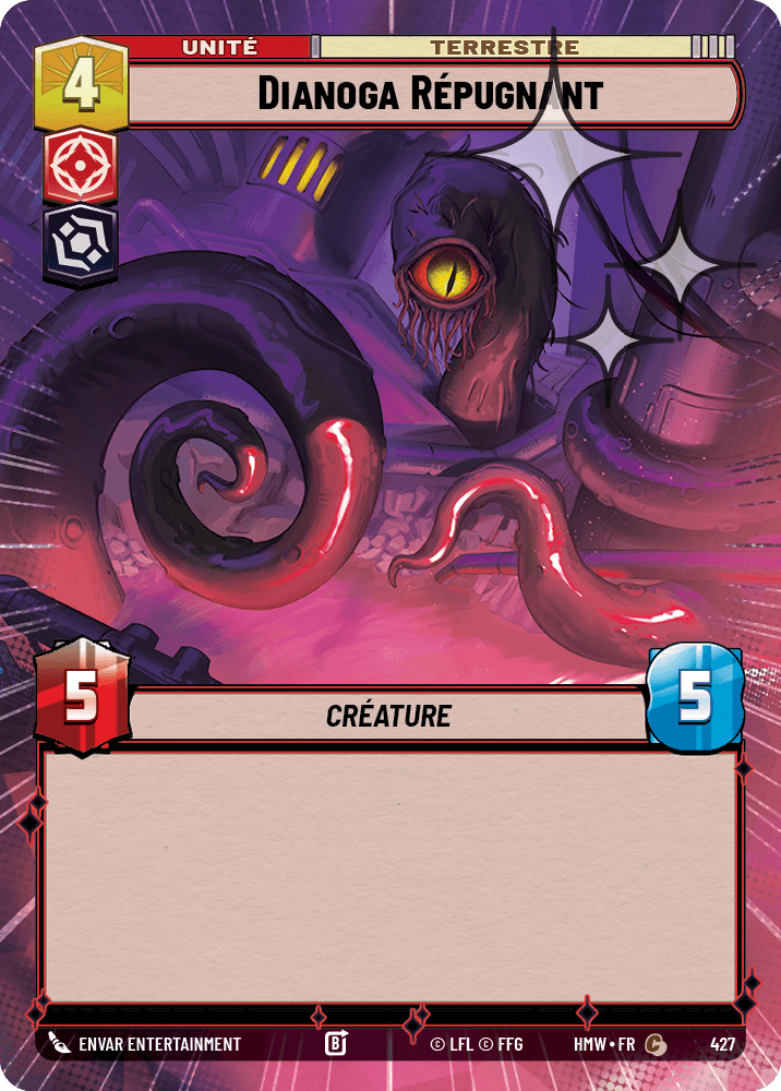 Dianoga Répugnant - XHMW-665 - Hyperspace Foil - recto Français
