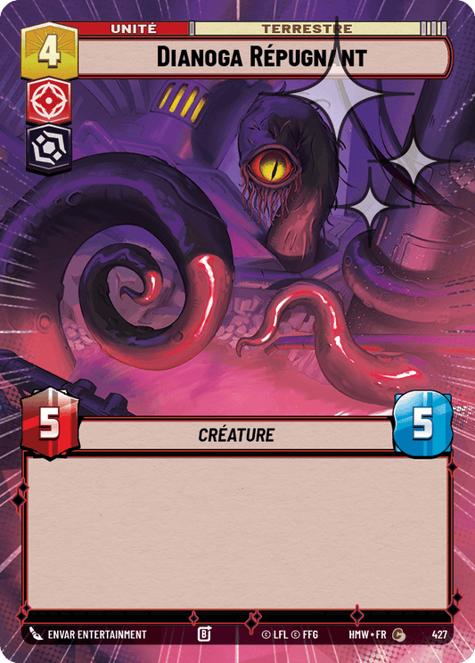 Dianoga Répugnant - XHMW-665 - Hyperspace Foil - recto Français