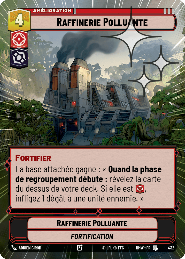 Raffinerie Polluante - XHMW-670 - Hyperspace Foil - recto Français