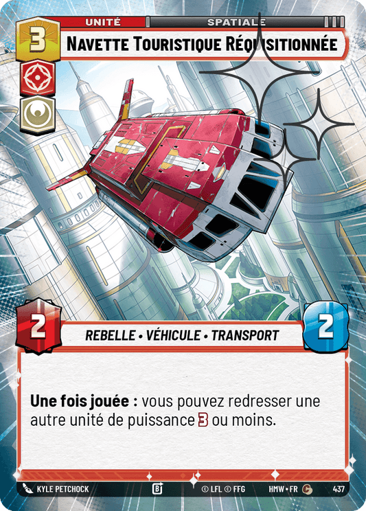 Navette Touristique Réquisitionnée - XHMW-675 - Hyperspace Foil - recto Français
