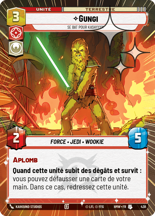 Gungi, Se Bat Pour Kashyyyk - XHMW-676 - Hyperspace Foil - recto Français