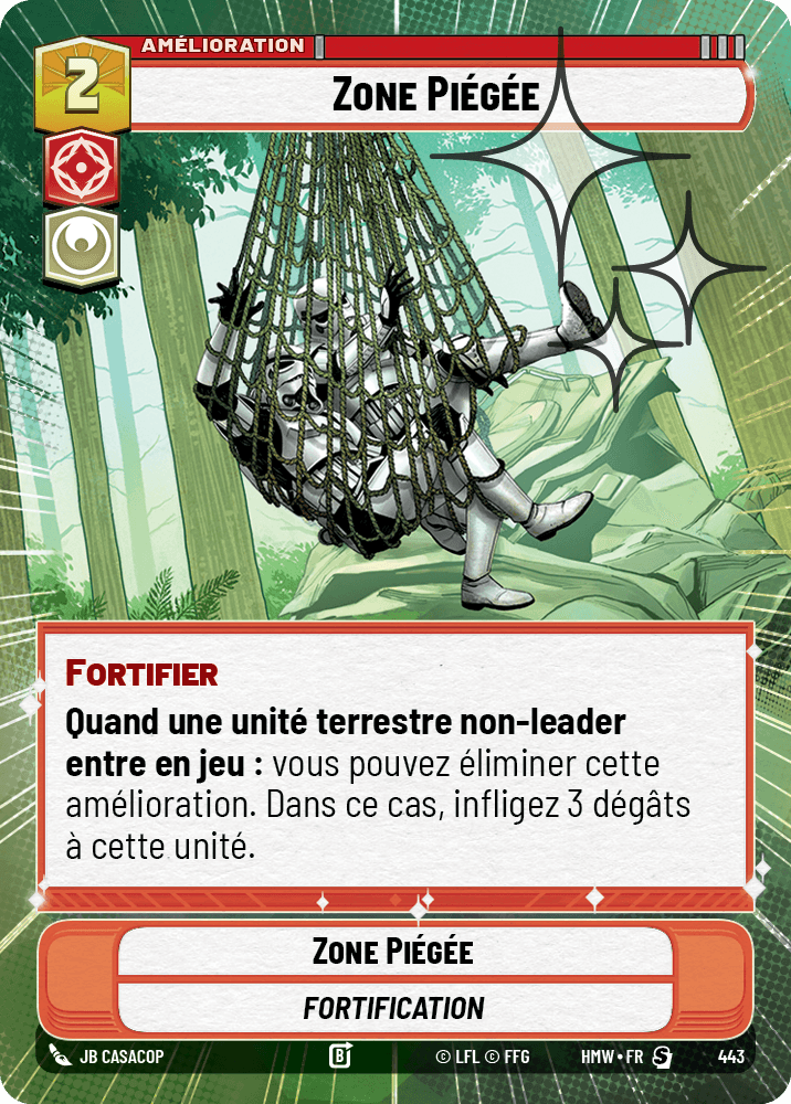 Zone Piégée - XHMW-681 - Hyperspace Foil - recto Français