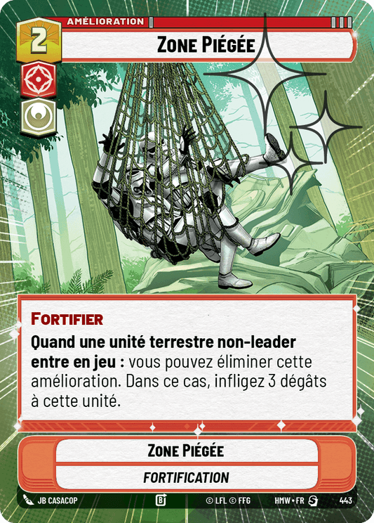 Zone Piégée - XHMW-681 - Hyperspace Foil - recto Français