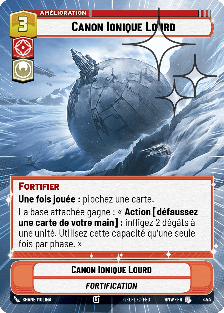 Canon Ionique Lourd - XHMW-682 - Hyperspace Foil - recto Français