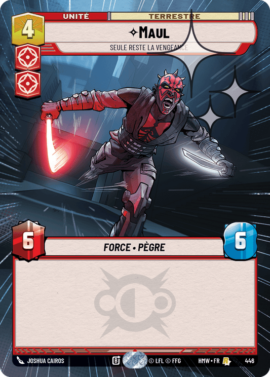 Maul, Seule Reste La Vengeance - XHMW-684 - Hyperspace Foil - recto Français