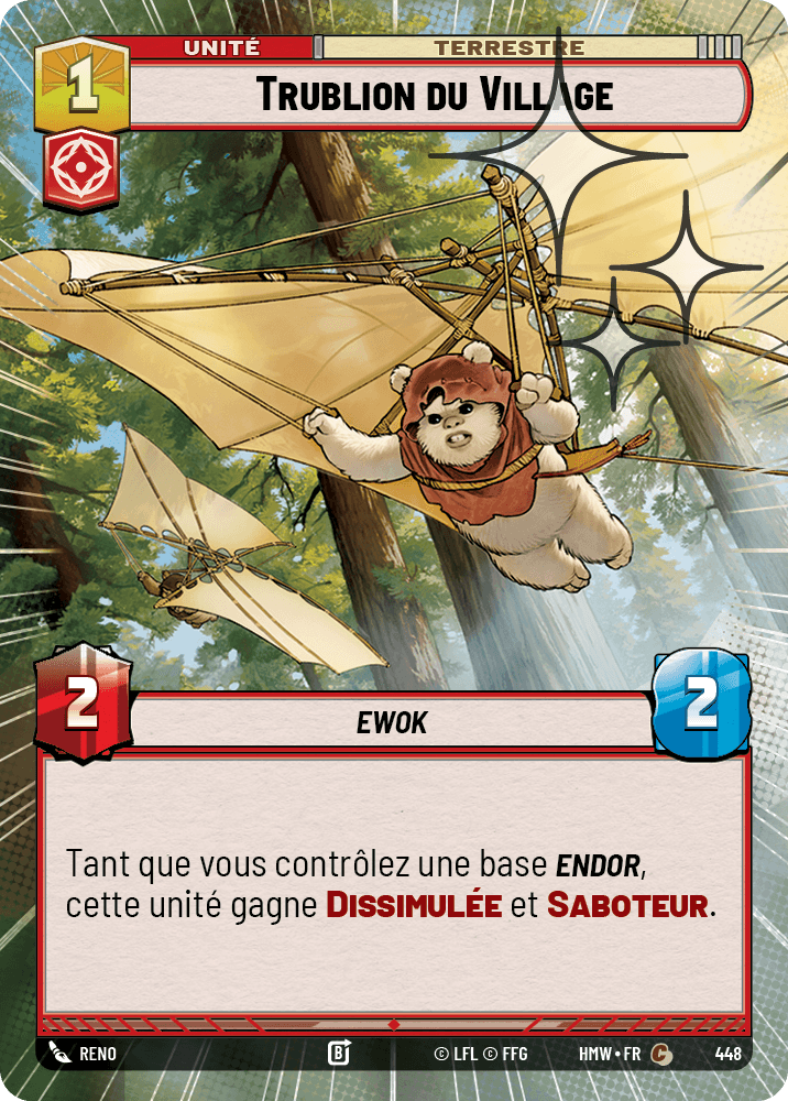 Trublion du Village - XHMW-686 - Hyperspace Foil - recto Français