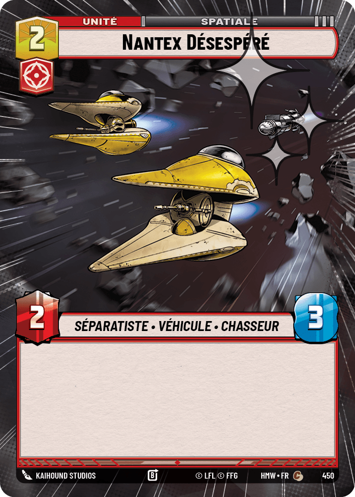 Nantex Désespéré - XHMW-688 - Hyperspace Foil - recto Français