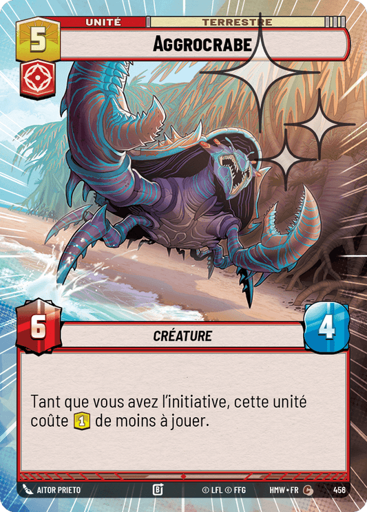 Aggrocrabe - XHMW-694 - Hyperspace Foil - recto Français