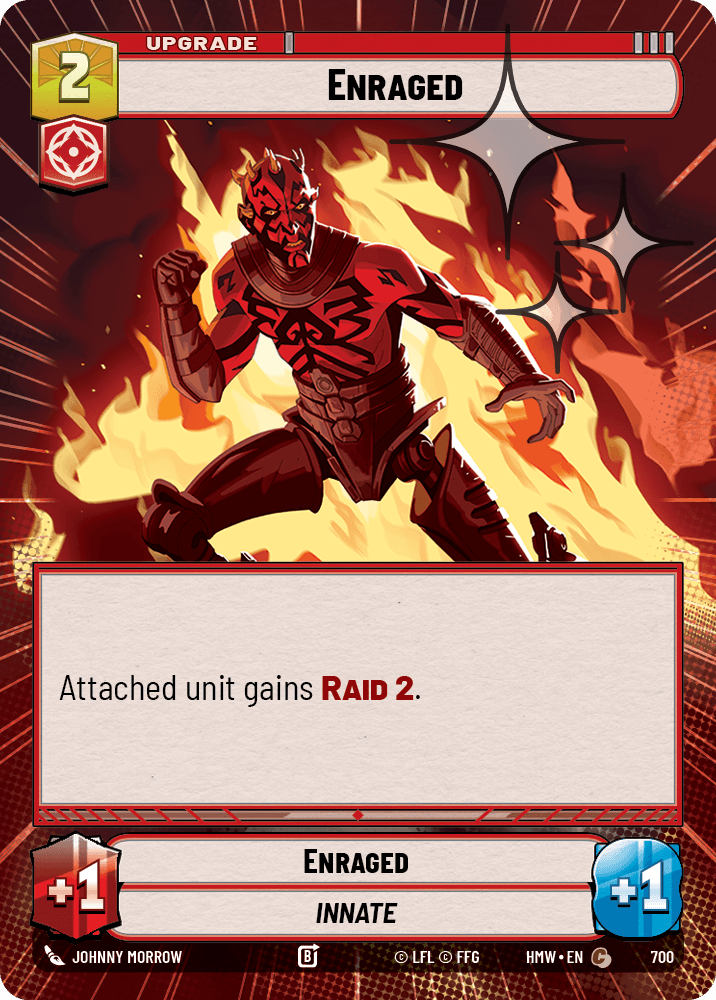 Enragé - XHMW-700 - Hyperspace Foil - recto Anglais