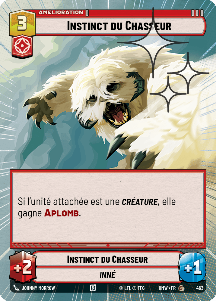 Instinct du Chasseur - XHMW-701 - Hyperspace Foil - recto Français