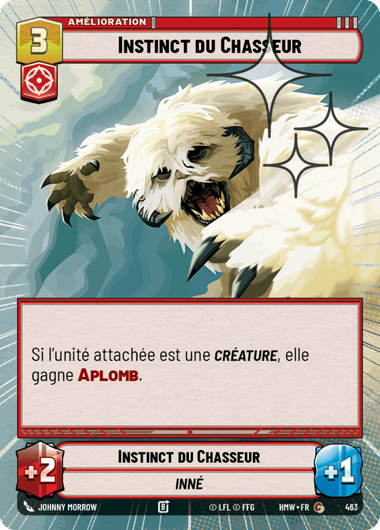 Instinct du Chasseur - XHMW-701 - Hyperspace Foil - recto Français