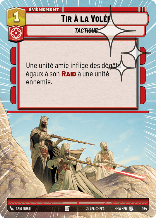 Tir à la Volée - XHMW-702 - Hyperspace Foil - recto Français