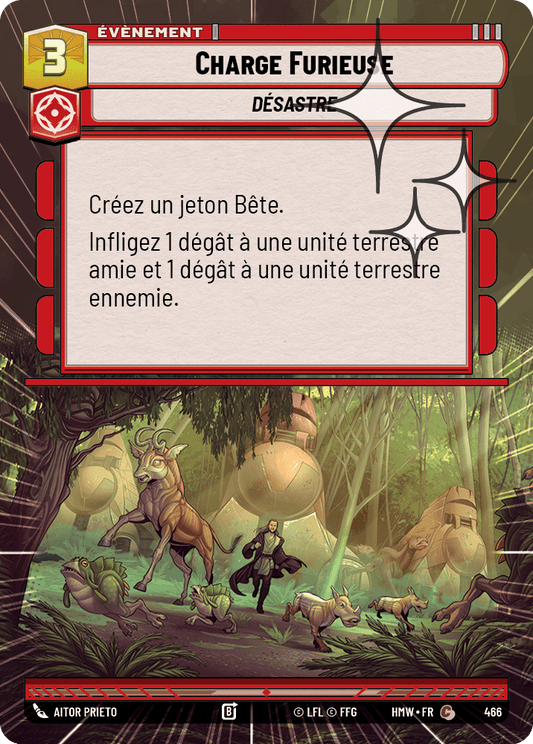 Charge Furieuse - XHMW-704 - Hyperspace Foil - recto Français