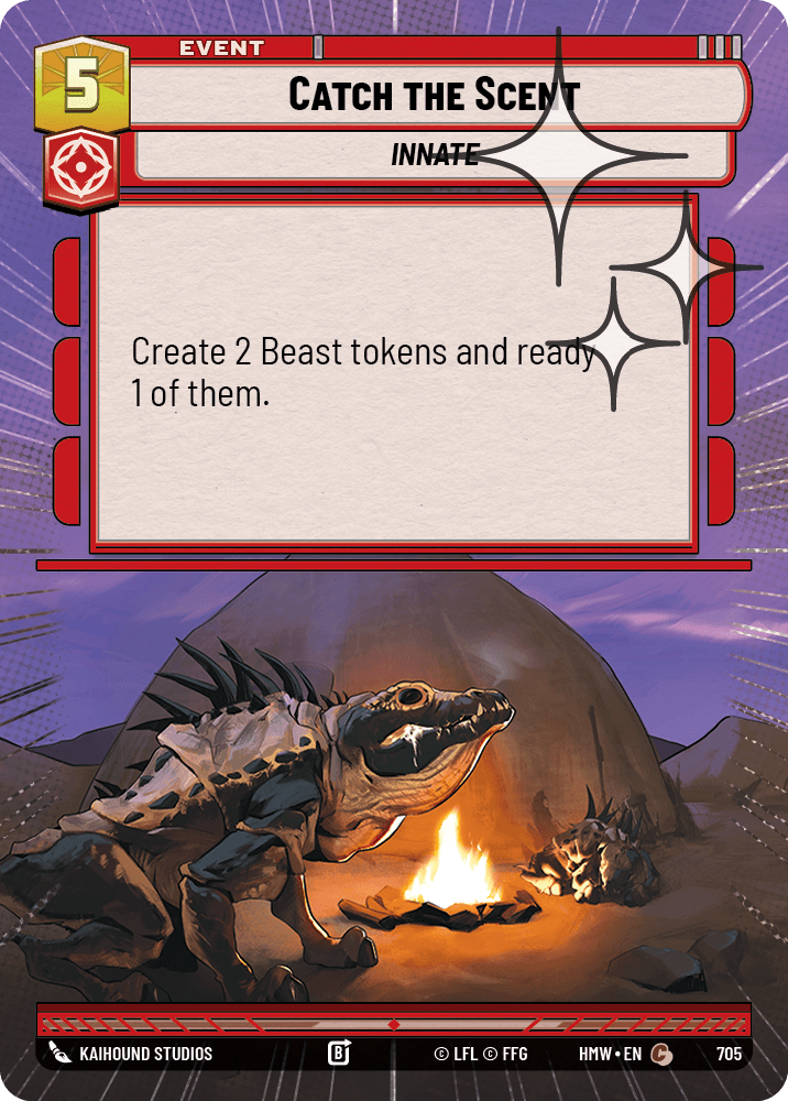 Suivre l'Odeur - XHMW-705 - Hyperspace Foil - recto Anglais