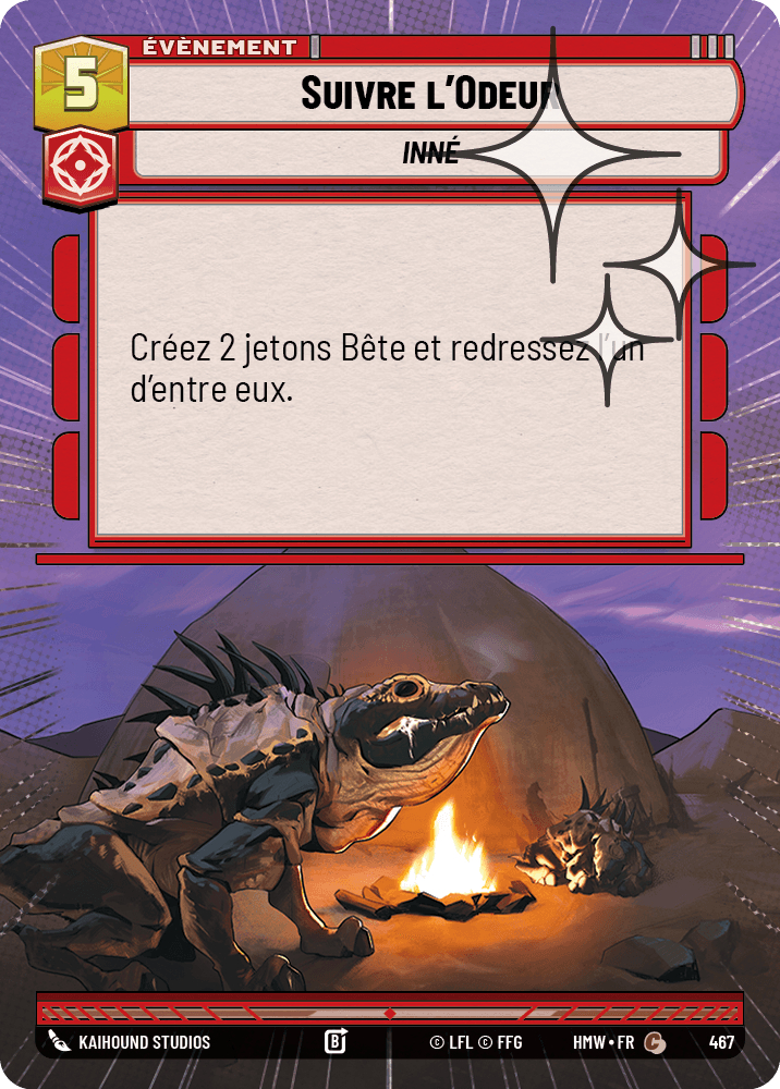 Suivre l'Odeur - XHMW-705 - Hyperspace Foil - recto Français