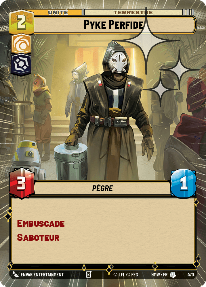 Pyke Perfide - XHMW-708 - Hyperspace Foil - recto Français