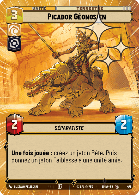 Picador Géonosien - XHMW-709 - Hyperspace Foil - recto Français