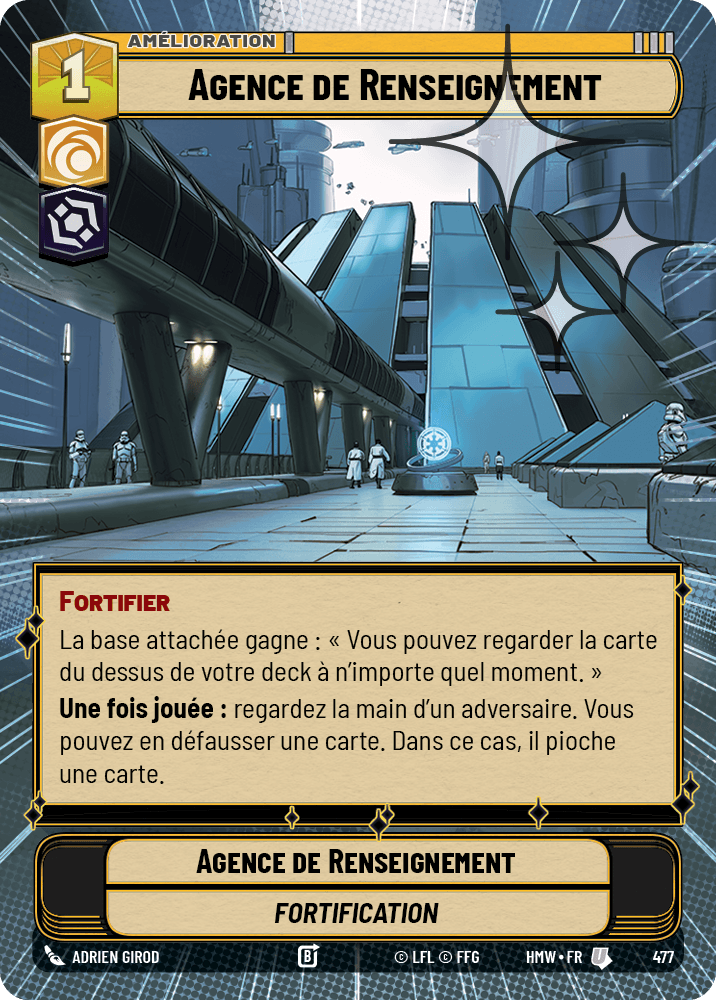 Agence de Renseignement - XHMW-715 - Hyperspace Foil - recto Français