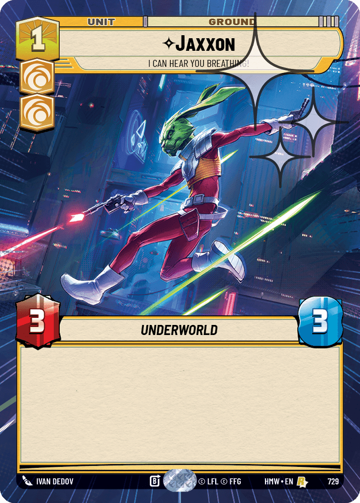 Jaxxon, Je Peux T'Entendre Respirer ! - XHMW-729 - Hyperspace Foil - recto Anglais