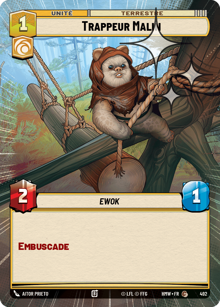 Trappeur Malin - XHMW-730 - Hyperspace Foil - recto Français