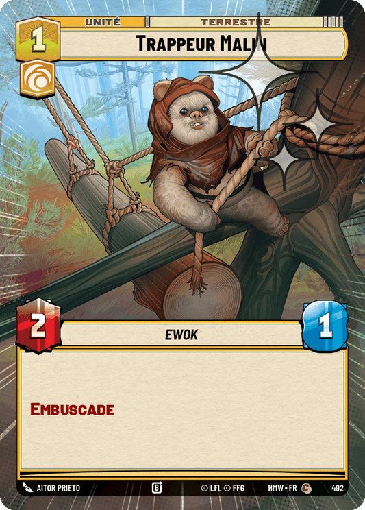 Trappeur Malin - XHMW-730 - Hyperspace Foil - recto Français