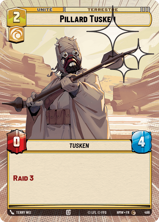 Pillard Tusken - XHMW-734 - Hyperspace Foil - recto Français