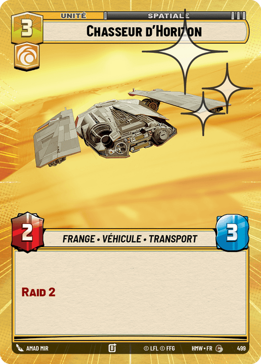 Chasseur d'Horizon - XHMW-737 - Hyperspace Foil - recto Français
