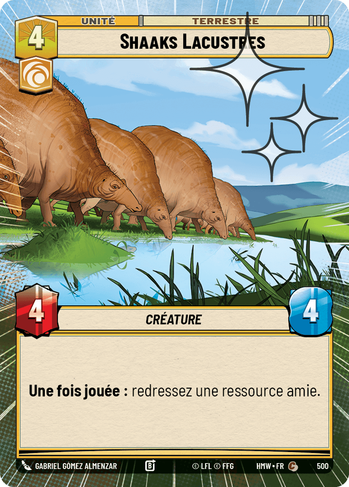 Shaaks Lacustres - XHMW-738 - Hyperspace Foil - recto Français