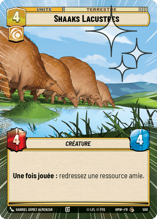 Shaaks Lacustres - XHMW-738 - Hyperspace Foil - recto Français