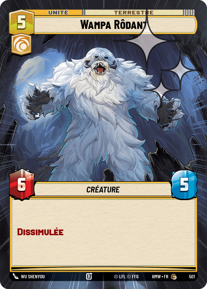 Wampa Rôdant - XHMW-739 - Hyperspace Foil - recto Français