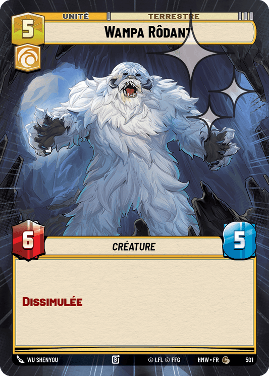 Wampa Rôdant - XHMW-739 - Hyperspace Foil - recto Français