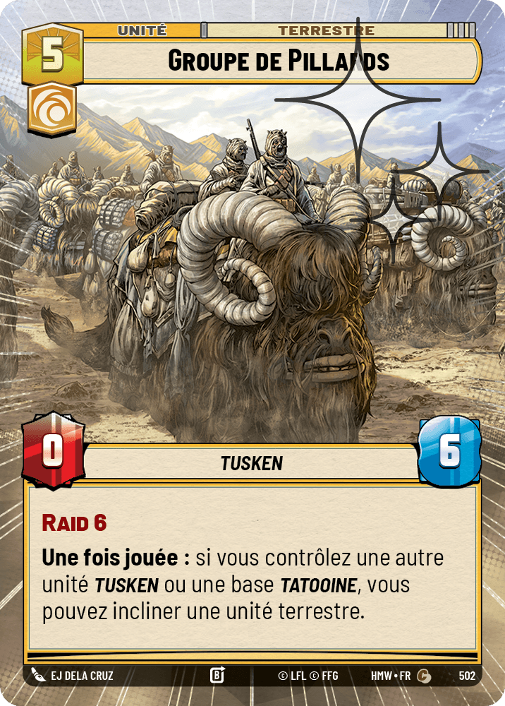 Groupe de Pillards - XHMW-740 - Hyperspace Foil - recto Français