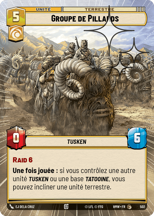 Groupe de Pillards - XHMW-740 - Hyperspace Foil - recto Français