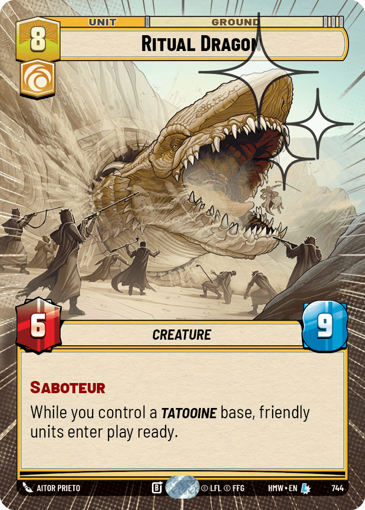 Dragon Rituel - XHMW-744 - Hyperspace Foil - recto Anglais