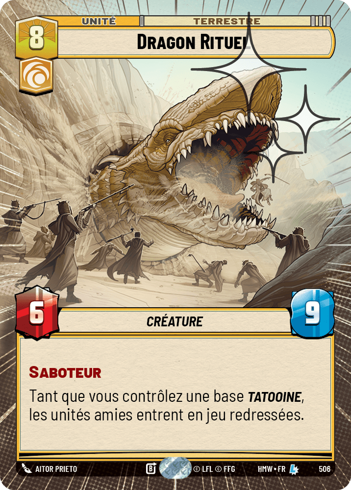 Dragon Rituel - XHMW-744 - Hyperspace Foil - recto Français