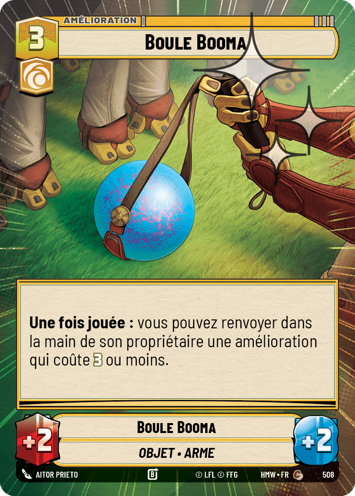 Boule Booma - XHMW-746 - Hyperspace Foil - recto Français