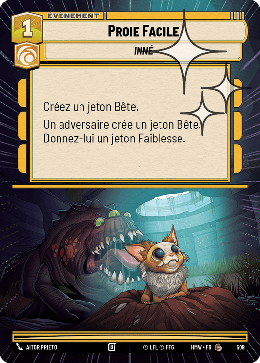 Proie Facile - XHMW-747 - Hyperspace Foil - recto Français