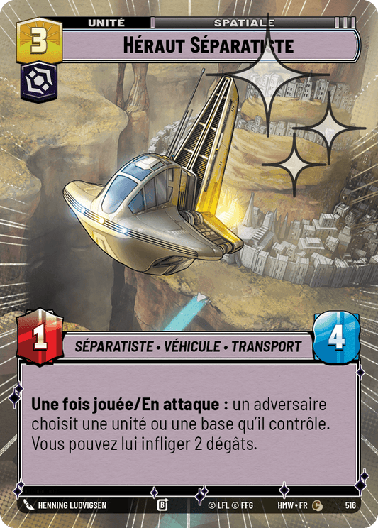 Héraut Séparatiste - XHMW-754 - Hyperspace Foil - recto Français